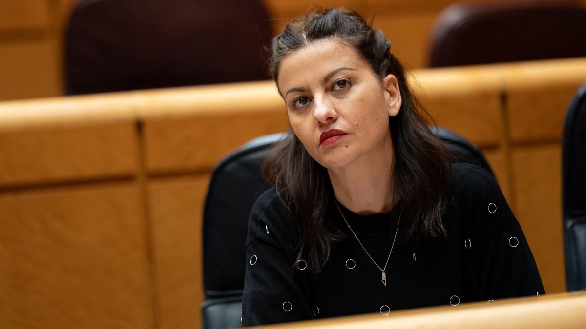La ministra de Juventud e Infancia, Sira Rego, durante una sesión de control en el Senado, a 11 de marzo de 2025, en Madrid (España).