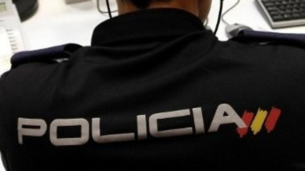 Un agente de la Policía Nacional revisa un ordenador (Archivo)