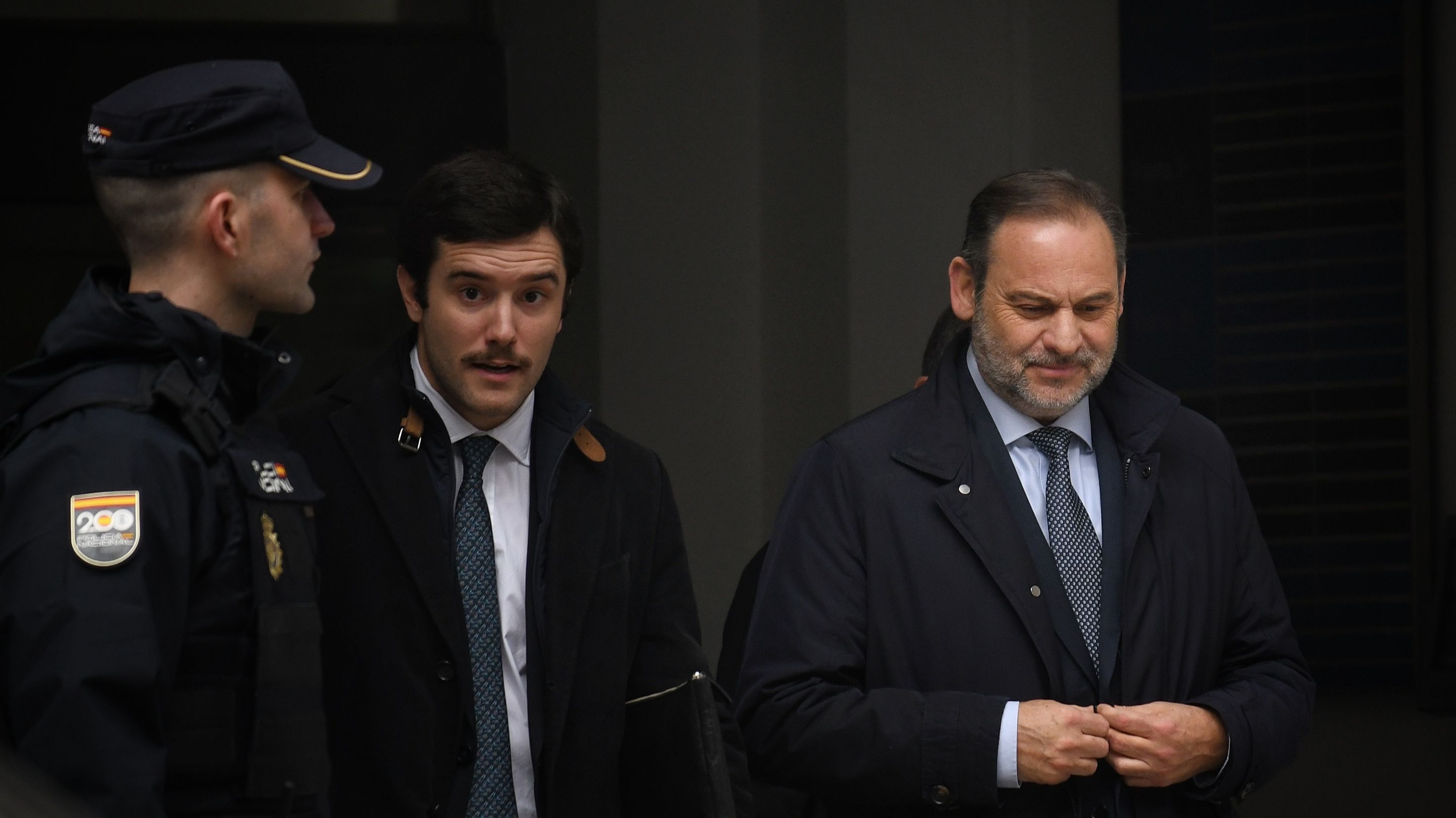 El ex ministro de Transportes José Luis Ábalos, a su salida de declarar al Tribunal Supremo