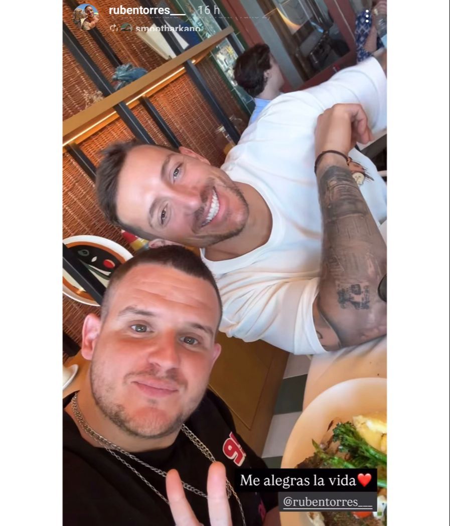 Rubén Torres comparte su emotivo reencuentro con su amigo Arkano