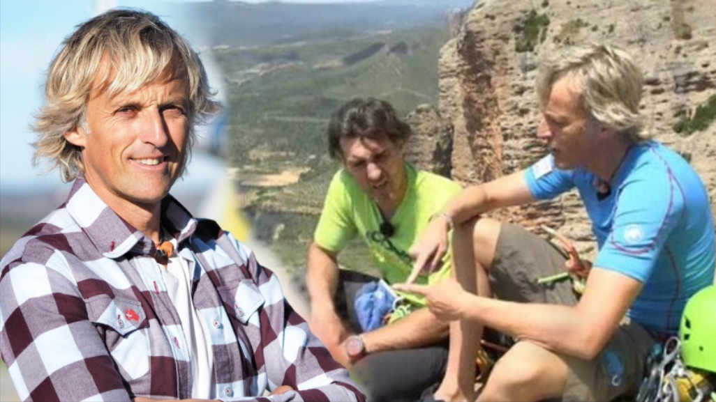 Jesús Calleja rinde un emotivo homenaje al paracaidista fallecido Carlos Suárez.