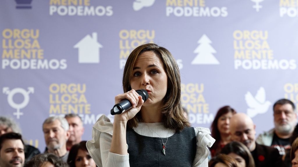 La candidata a secretaria general de Podemos, Ione Belarra
