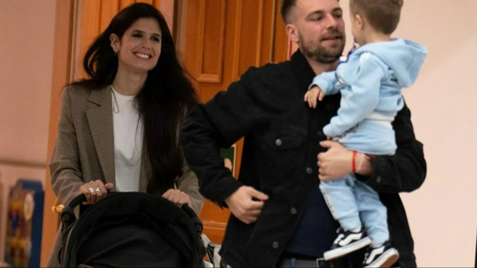 María Sánchez ya conoce al hijo de José María Almoguera y Paola Olmedo