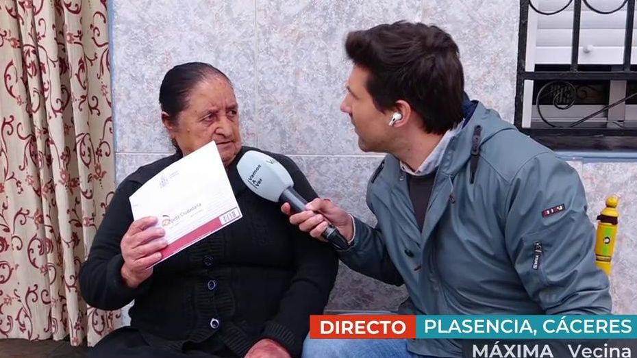 Máxima, testigo del tiroteo de Plasencia