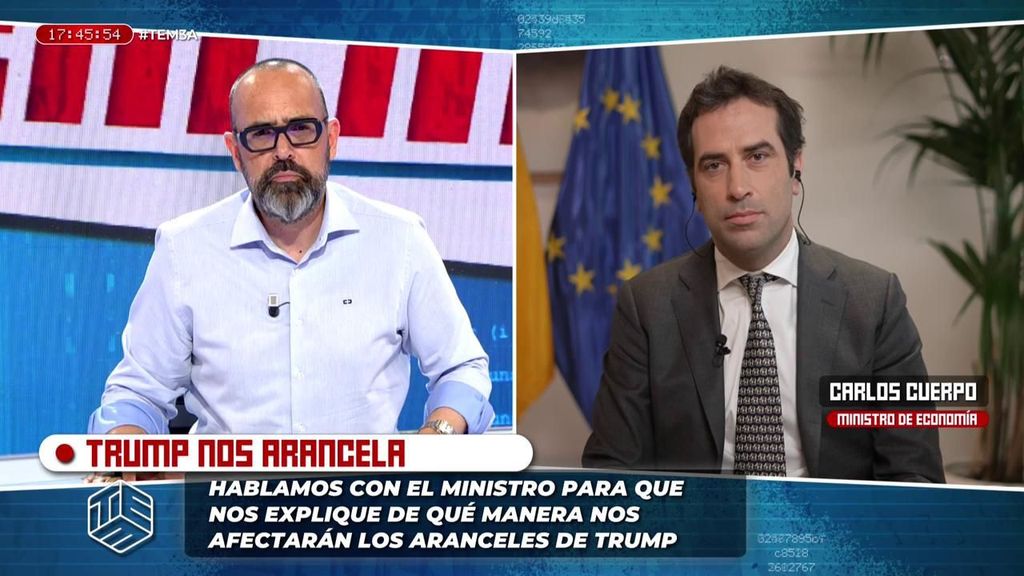 Carlos Cuerpo explica cómo nos afectarán los aranceles de Trump Todo es mentira 2025 Programa 1564