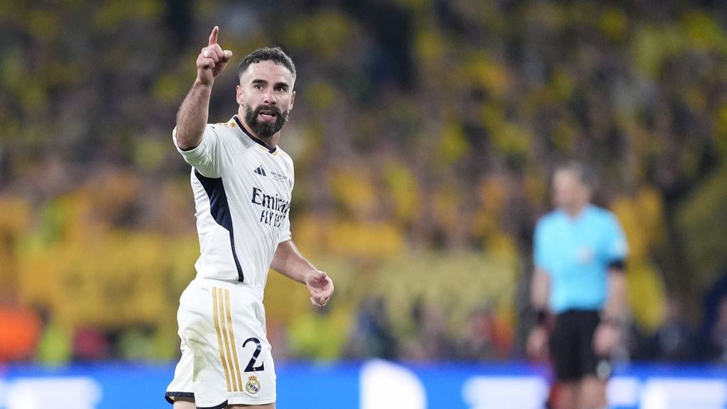 El jugador del Real Madrid, Dani Carvajal.