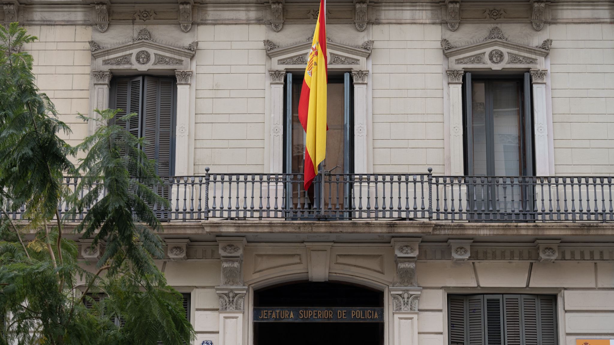 Fachada de la Jefatura Superior de Policía de Via Laietana