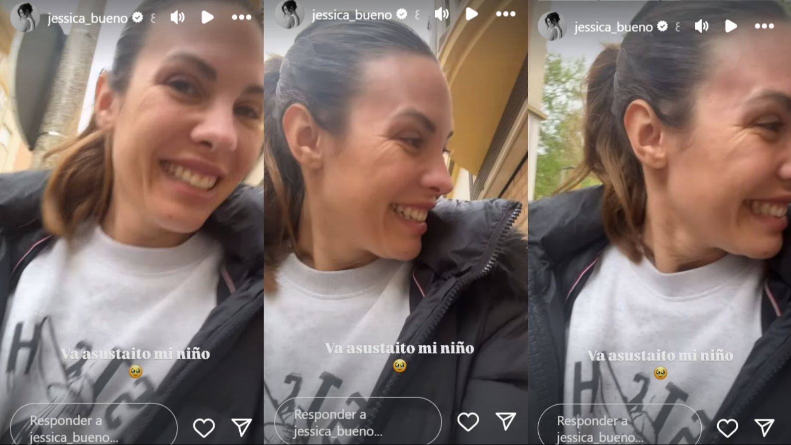 Jessica Bueno habla con su hijo Fran, al que no muestra en cámara