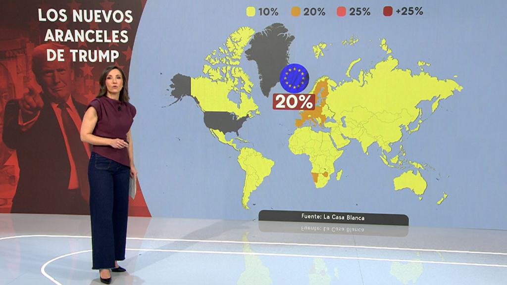 Los países más afectados por los nuevos aranceles de Trump