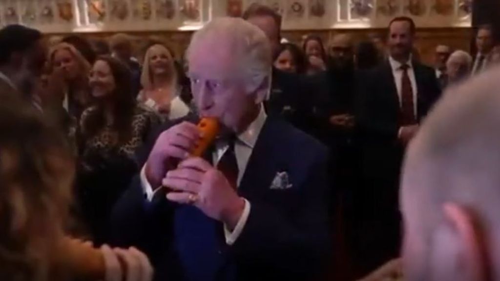 El improvisado concierto de Carlos III
