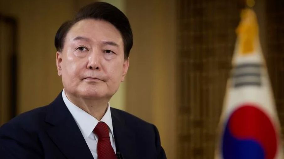 El presidente de Corea del Sur, Yoon Suk Yeol,