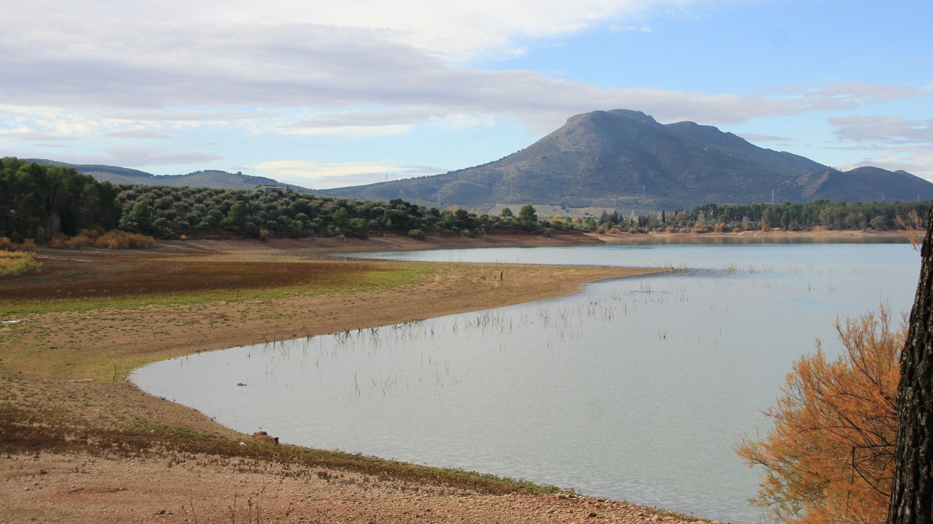 Embalse de Cubillas en Albolote, Granada