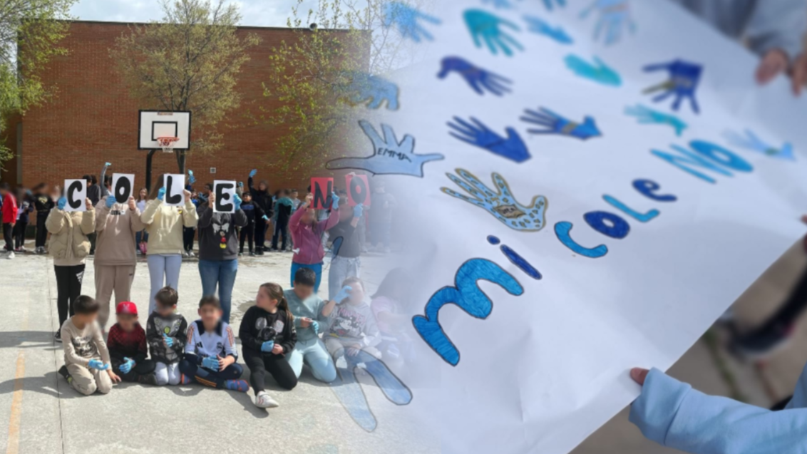 'En mi cole no', la iniciativa de los colegios de Valdemoro en apoyo a Antonio, el niño acosado en Santander