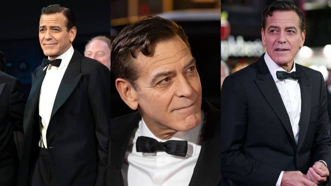Fotomontaje Clooney con el pelo teñido