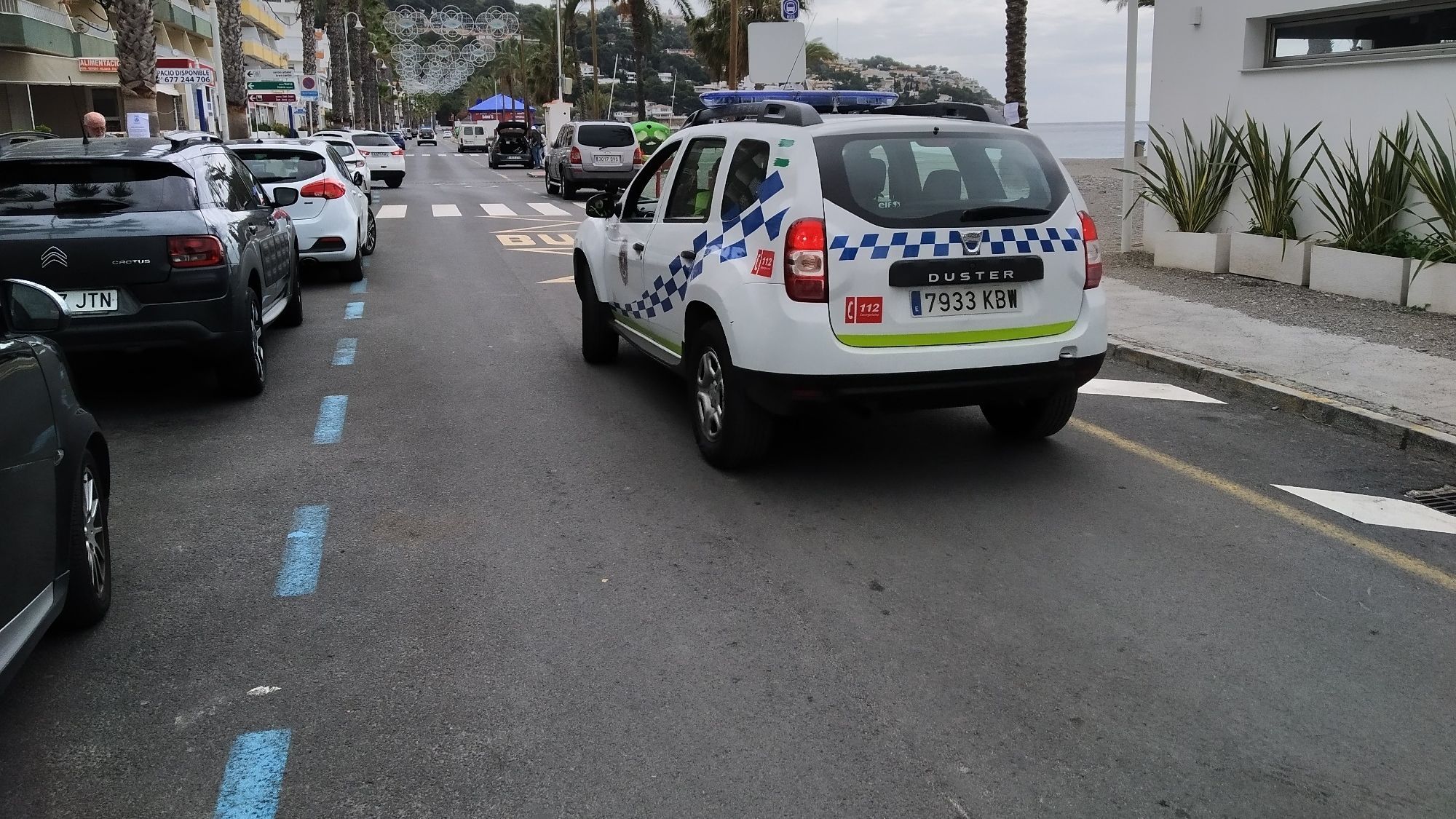 Imagen de archivo de un vehículo de la Policía Local de Almuñécar