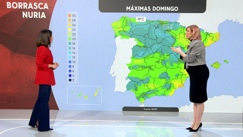 La borrasca Nuria se marcha de España: el tiempo que nos espera este fin de semana