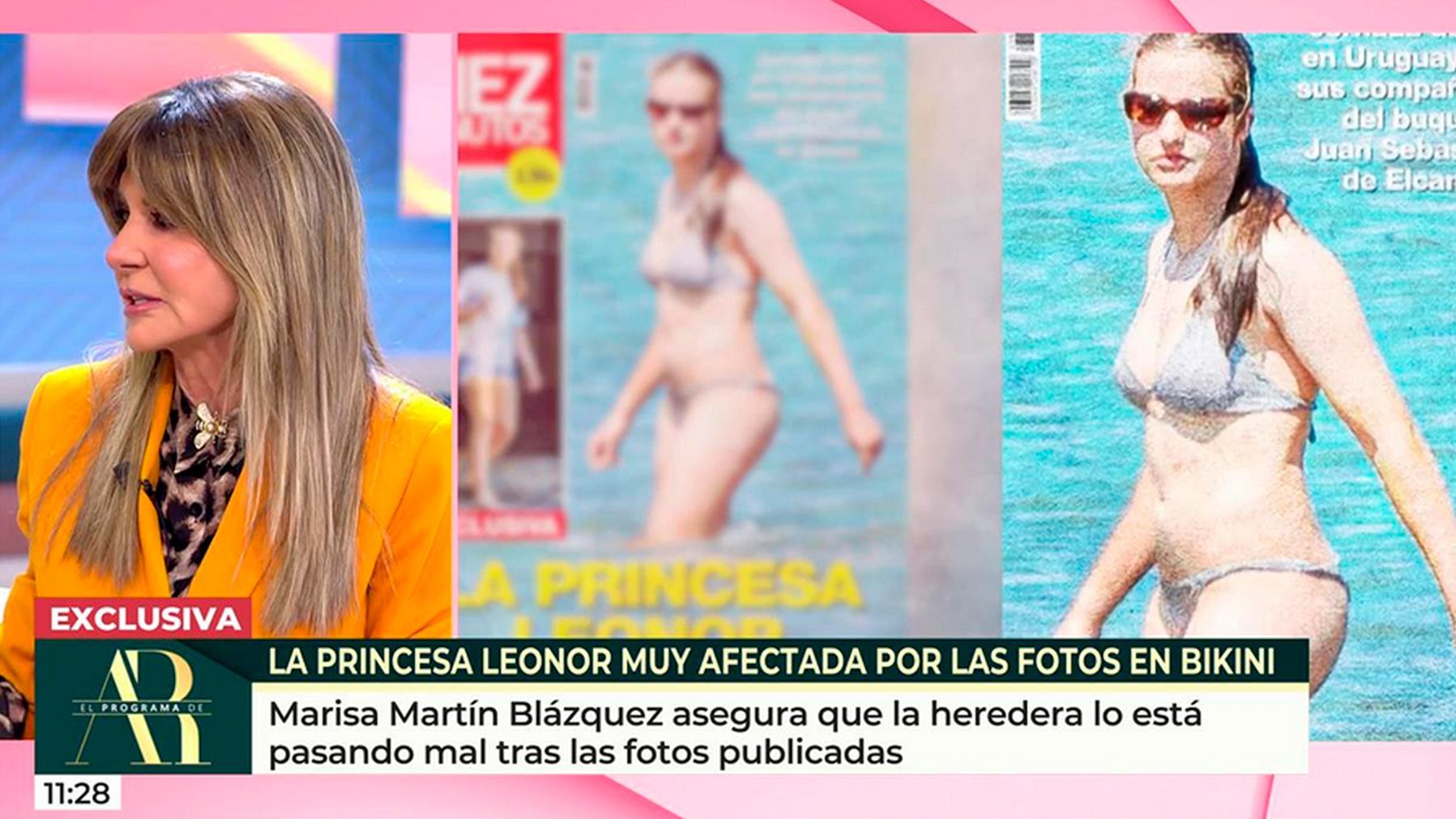 La reacción de la princesa Leonor a la publicación de sus fotos en bikini, en exclusiva