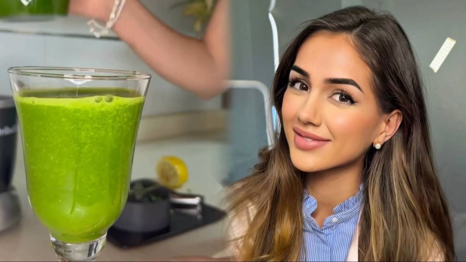 La receta de 'jugo verde' para "eliminar toxinas" de Maica Benedicto