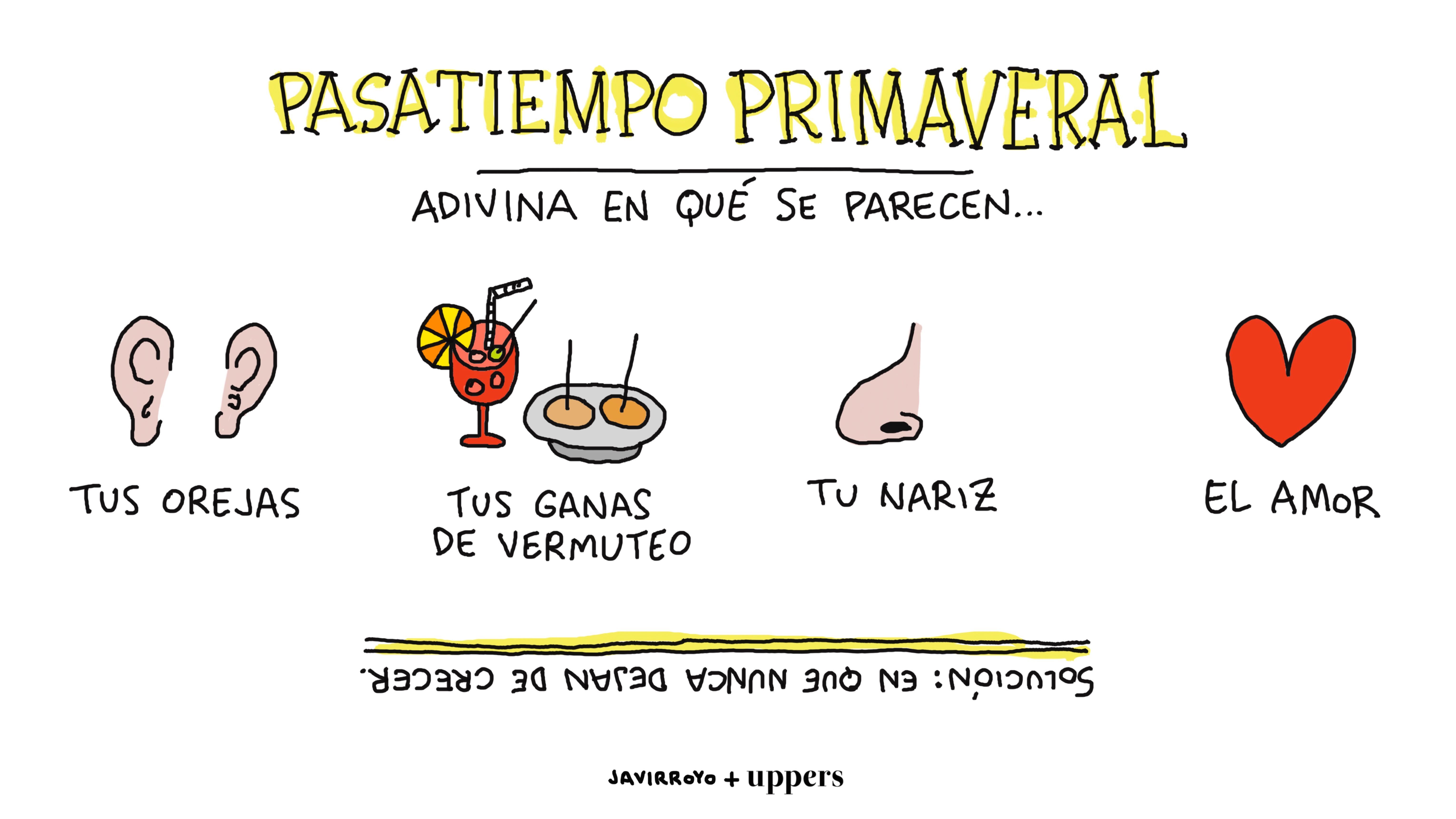 La viñeta de Javirroyo: "Pasatiempo primaveral"