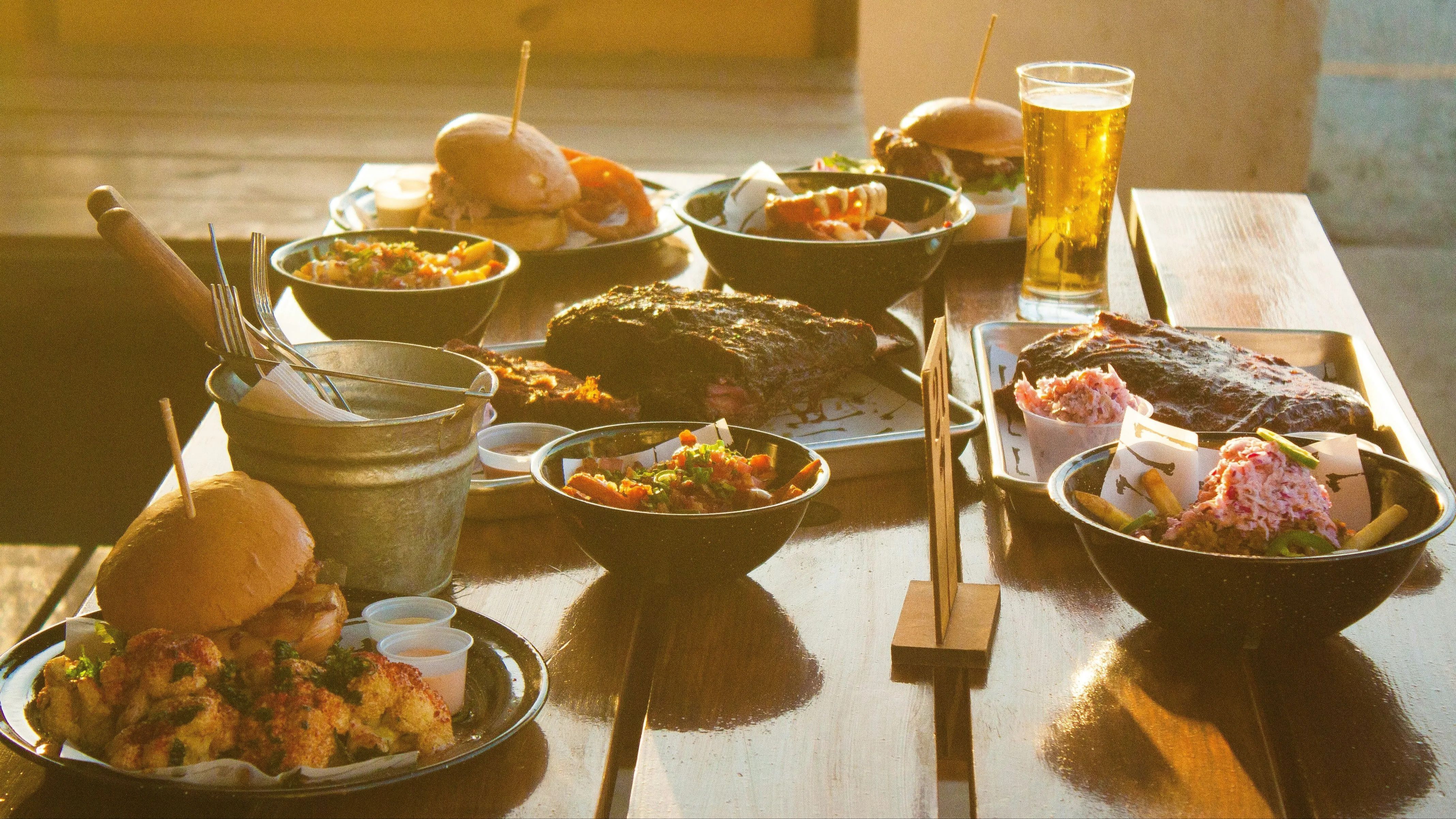 Mesa de un restaurante