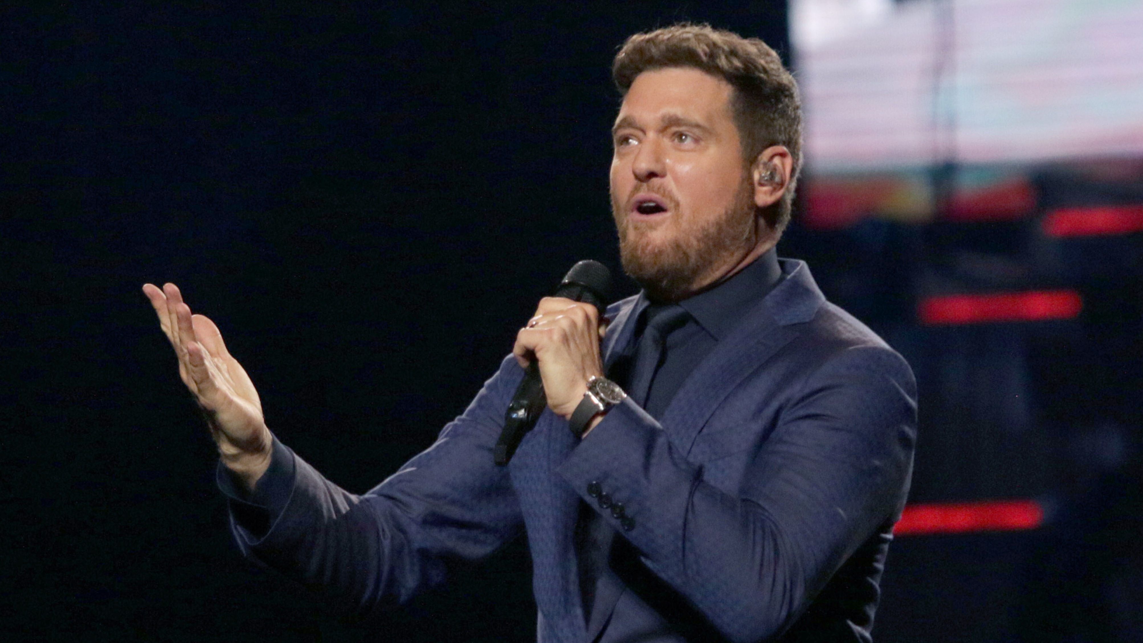 Michael Bublé en uno de sus conciertos.