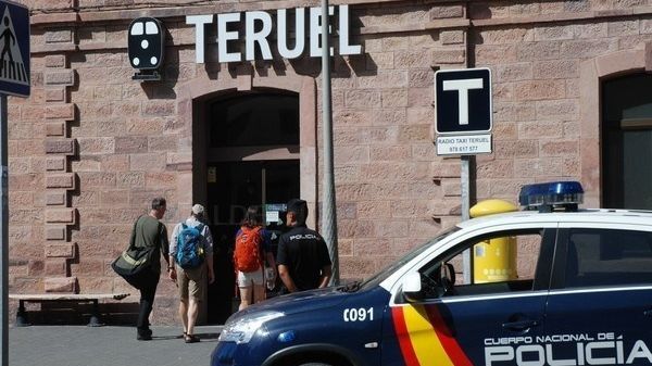 Policía Nacional en Teruel.