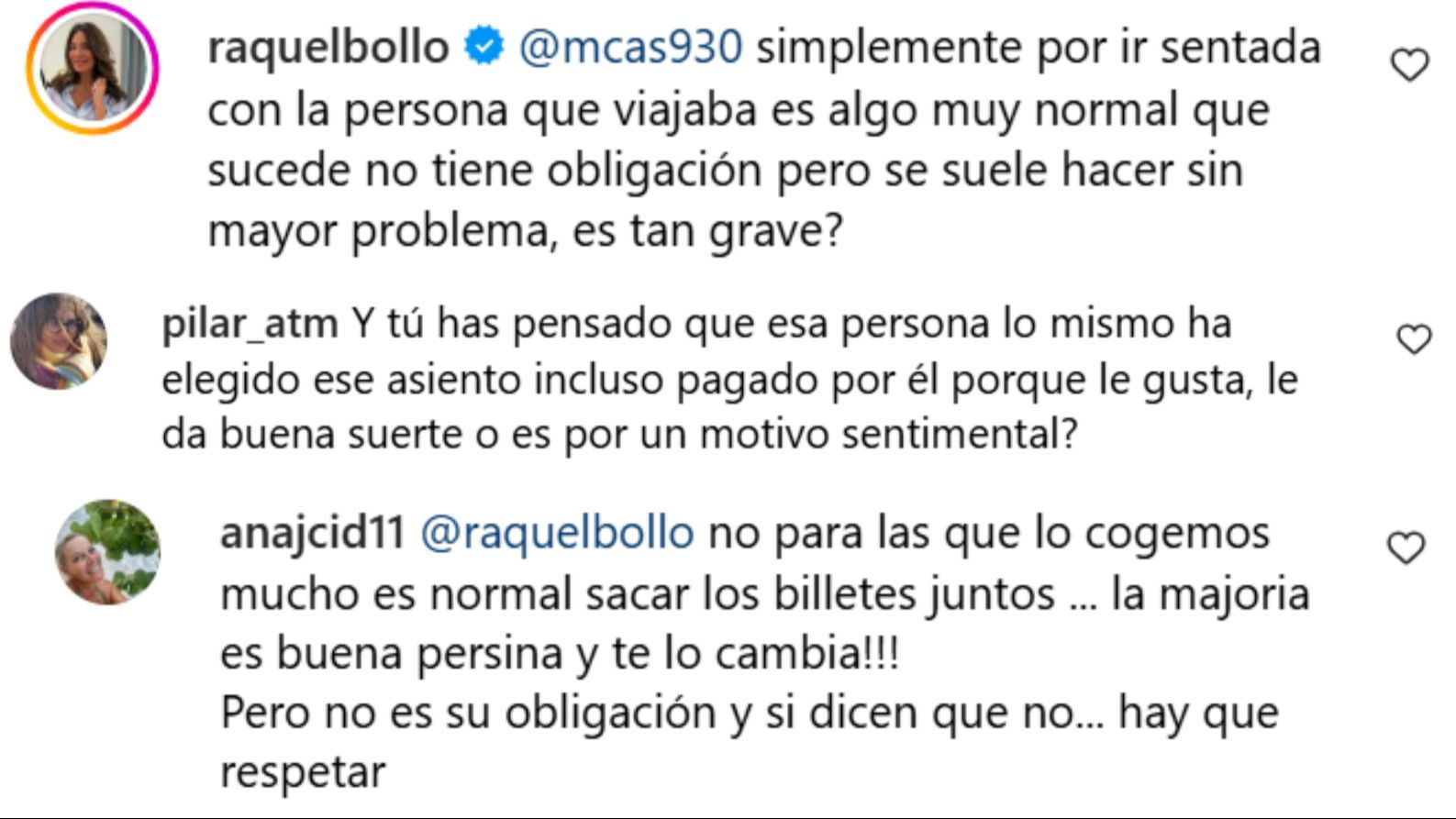 Raquel Bollo responde