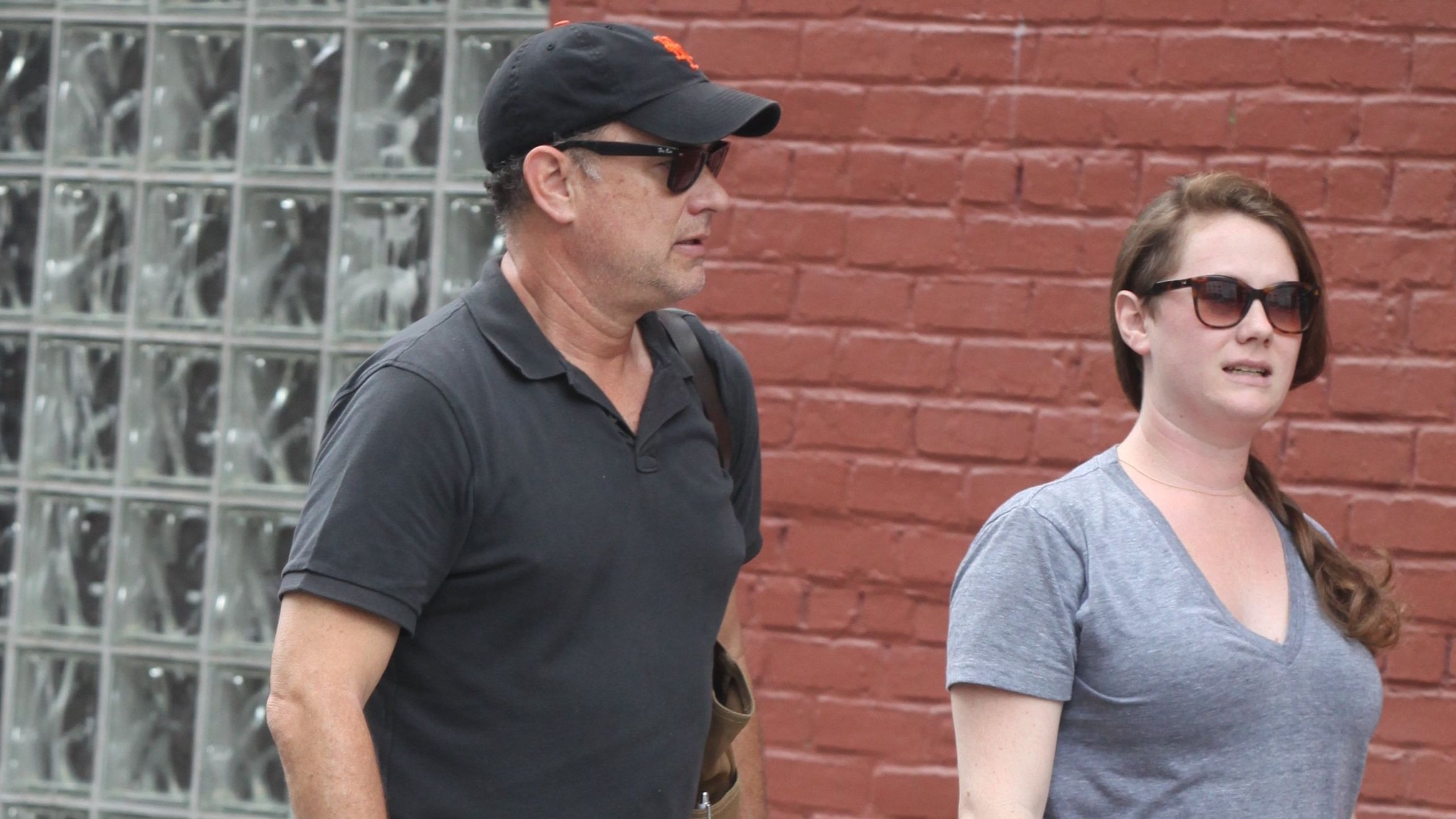 Tom Hanks y su hija en una imagen de archivo.