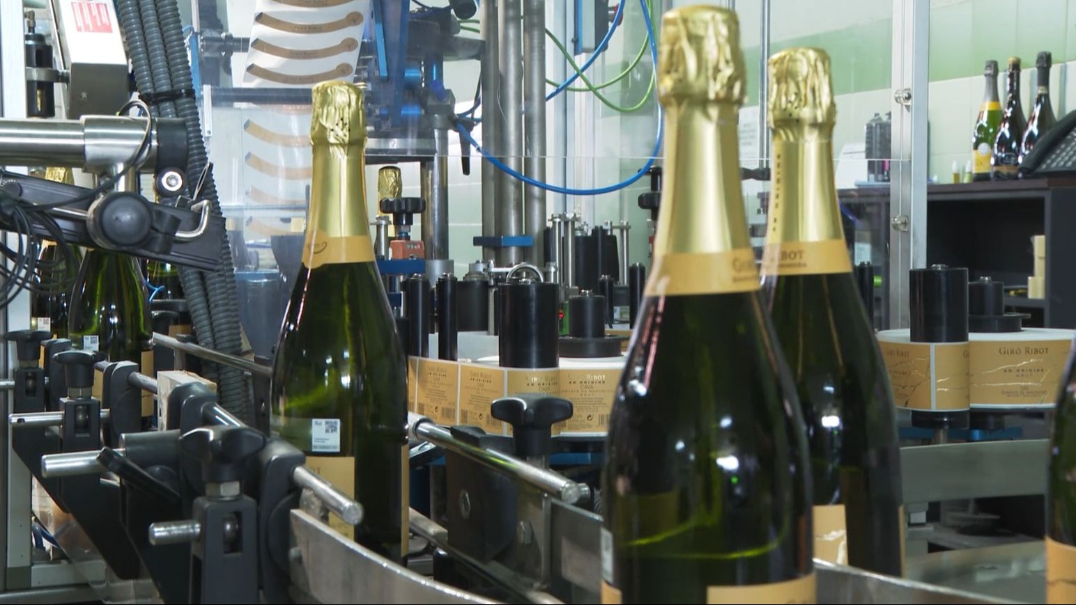 Una bodega de cava en Barcelona