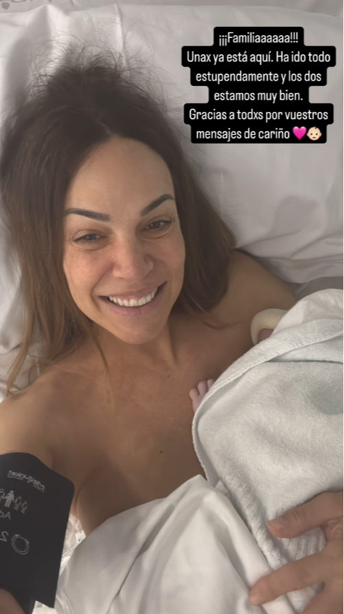 Nerea Germendia desde el hospital