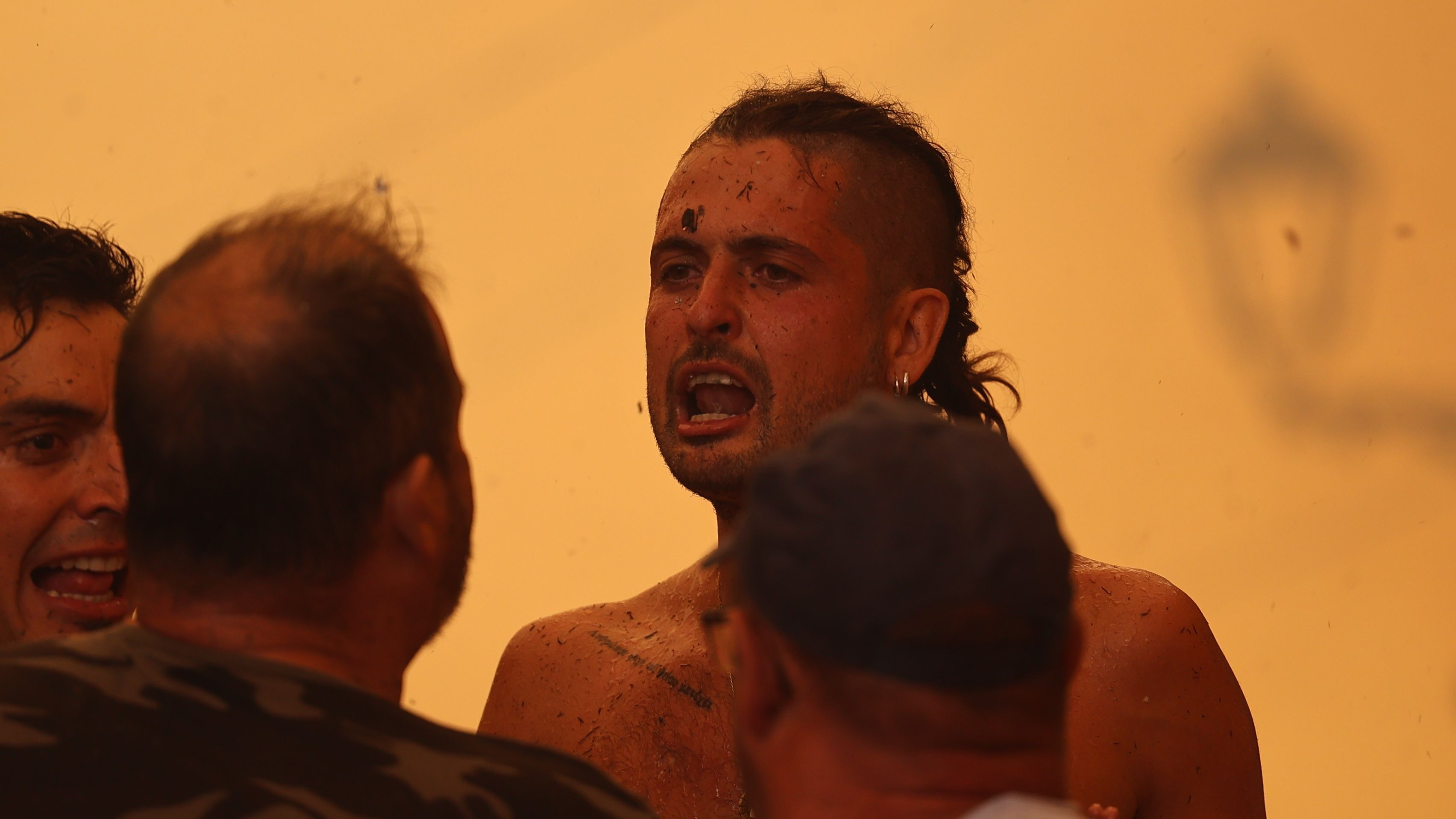 Alejandro Aranda, en el incendio del Moncayo en 2022