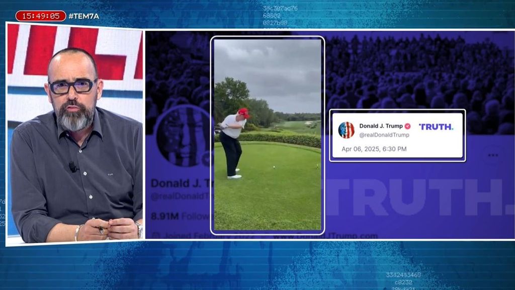 El gracioso comentario de Risto Mejide al ver a Donald Trump jugando al golf: "Como swing... qué quieres que te diga"