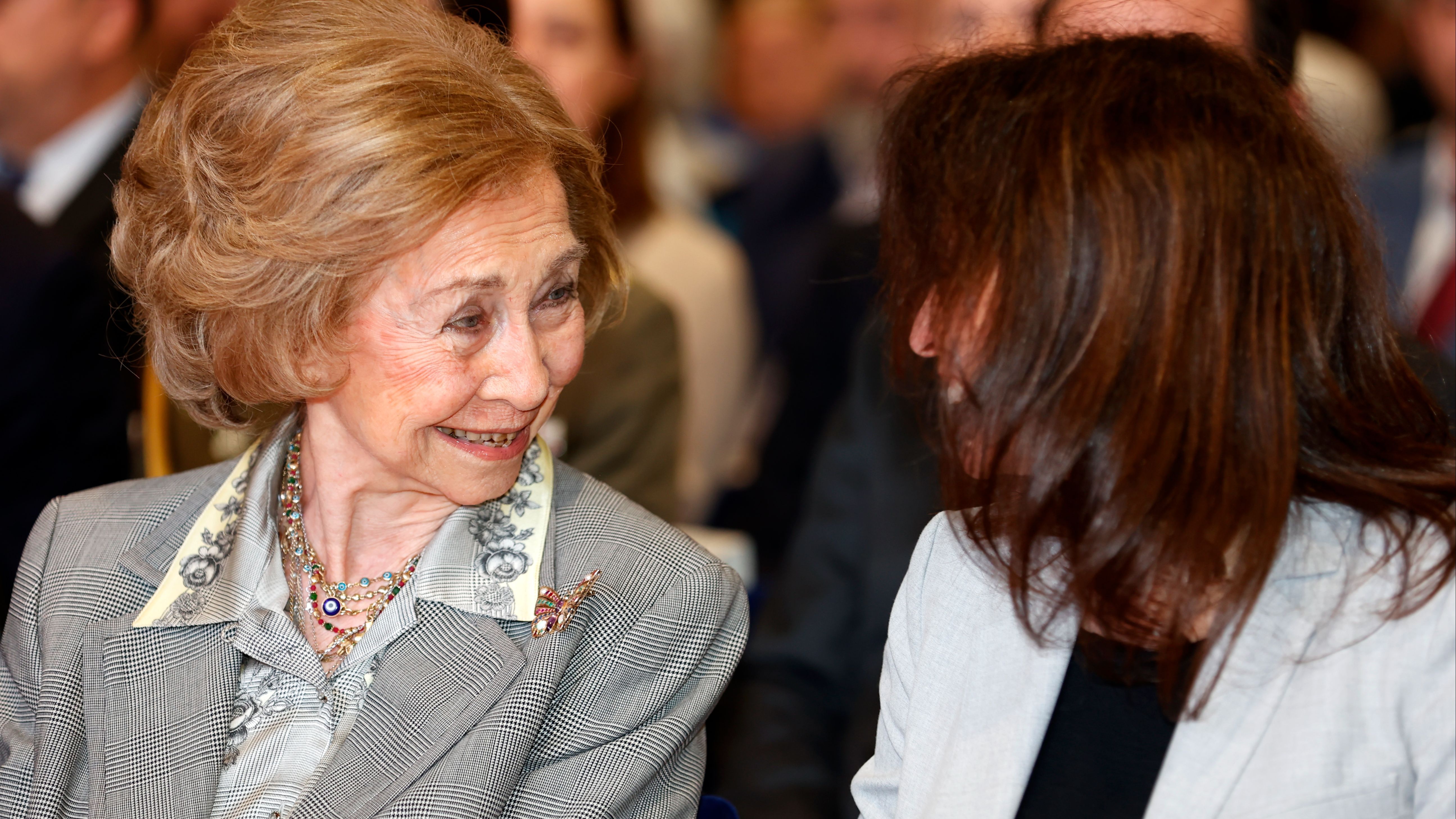 La reina Sofía durante el evento