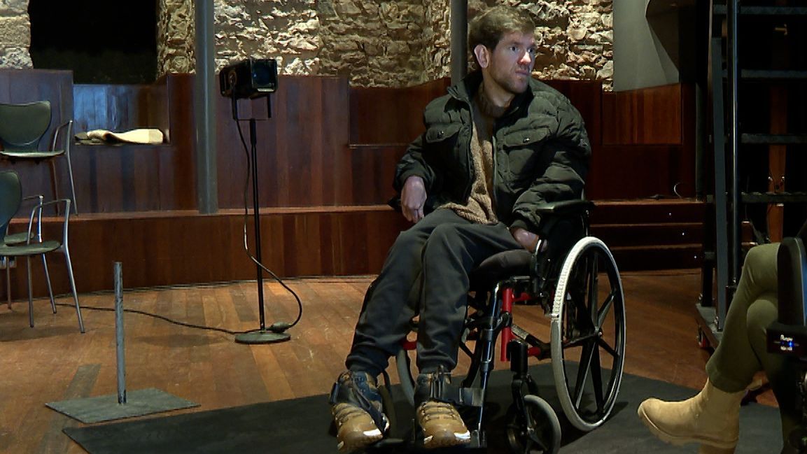 Telmo Irureta tiene 36 años y "no nací con discapacidad"