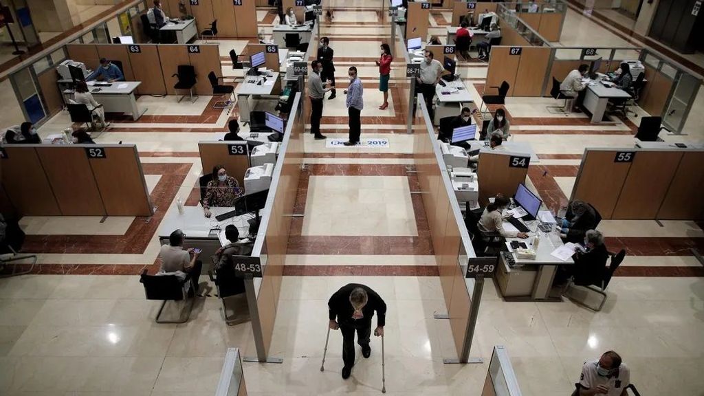 Una oficina de la Agencia Tributaria