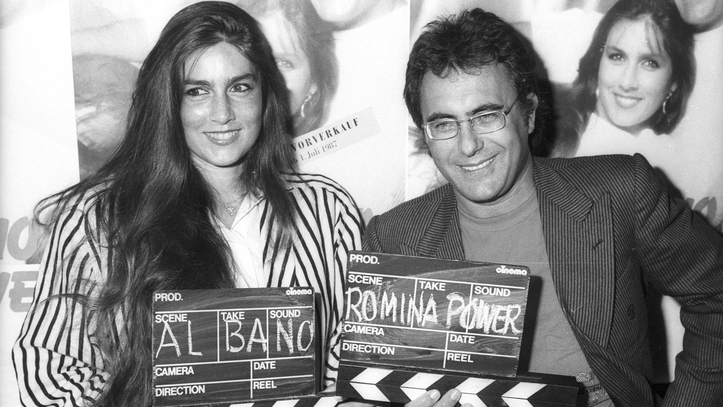 Al Bano y su primera mujer, Romina, en 1987
