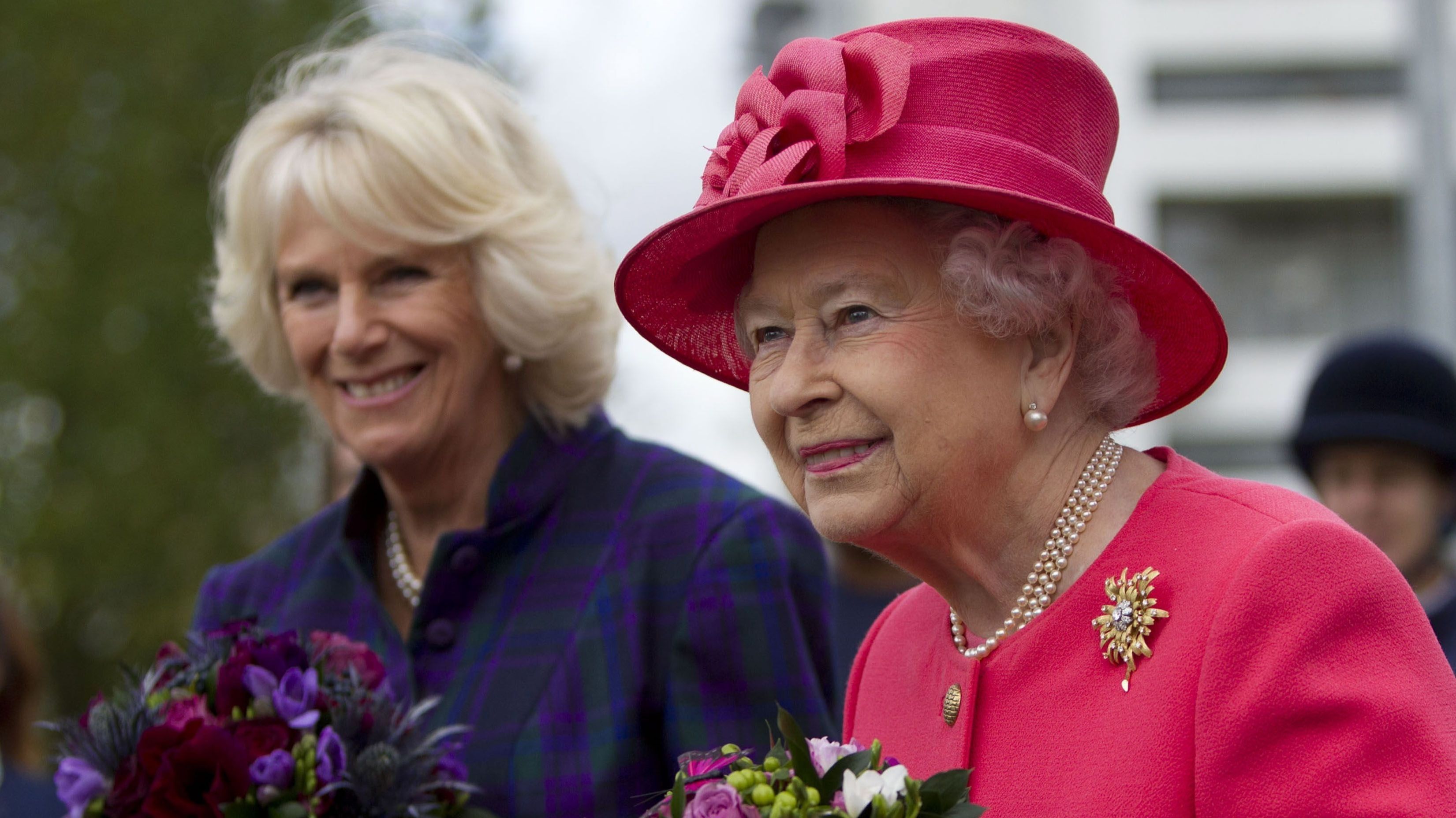 Camilla y la reina Isabel II, en una imagen de archivo.