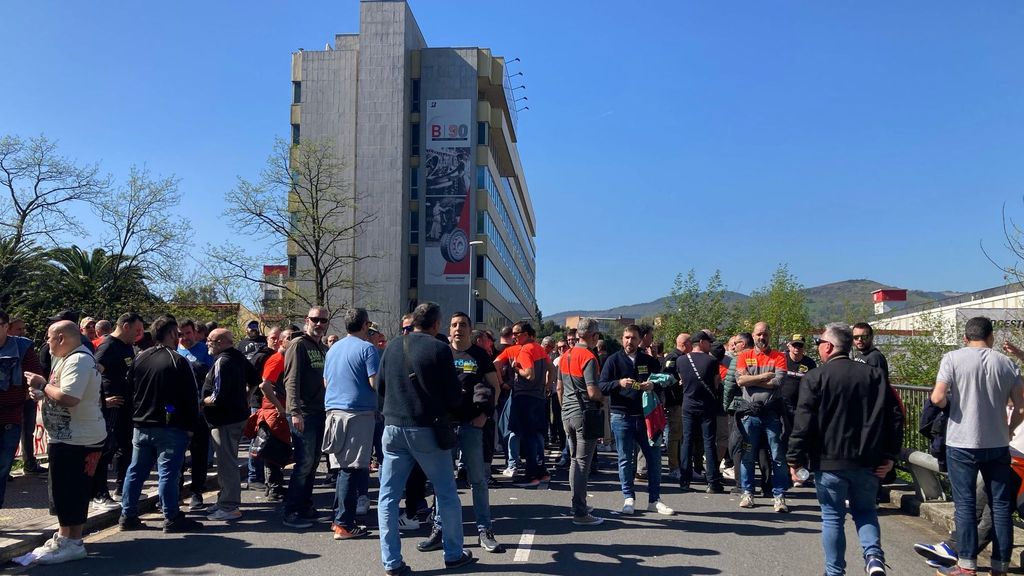 La planta de Bridgestone Basauri, este mediodía