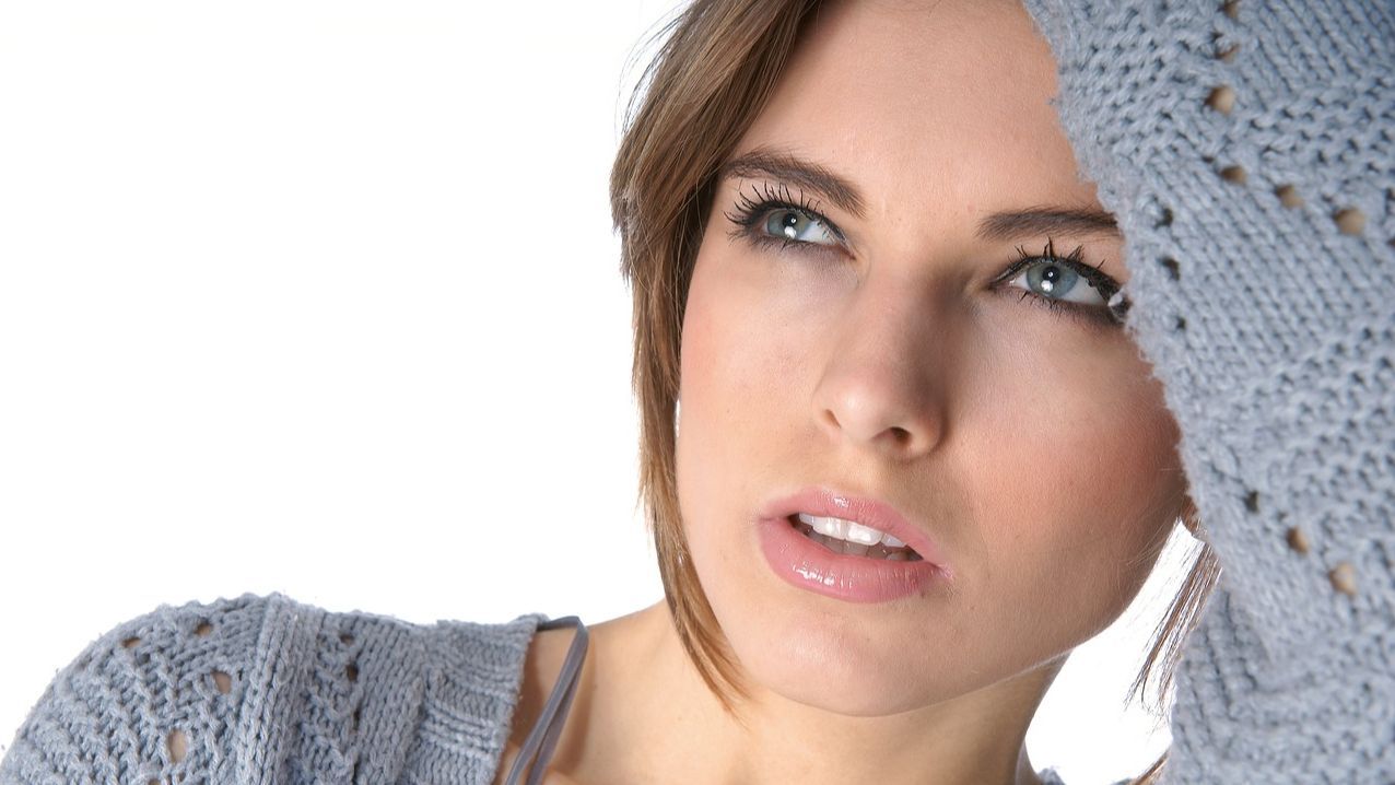 Modelo maquillada