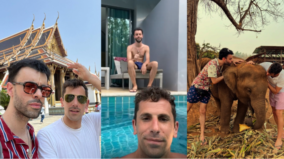 Óscar Landa y Ruvens disfrutan de un lujoso viaje en Tailandia
