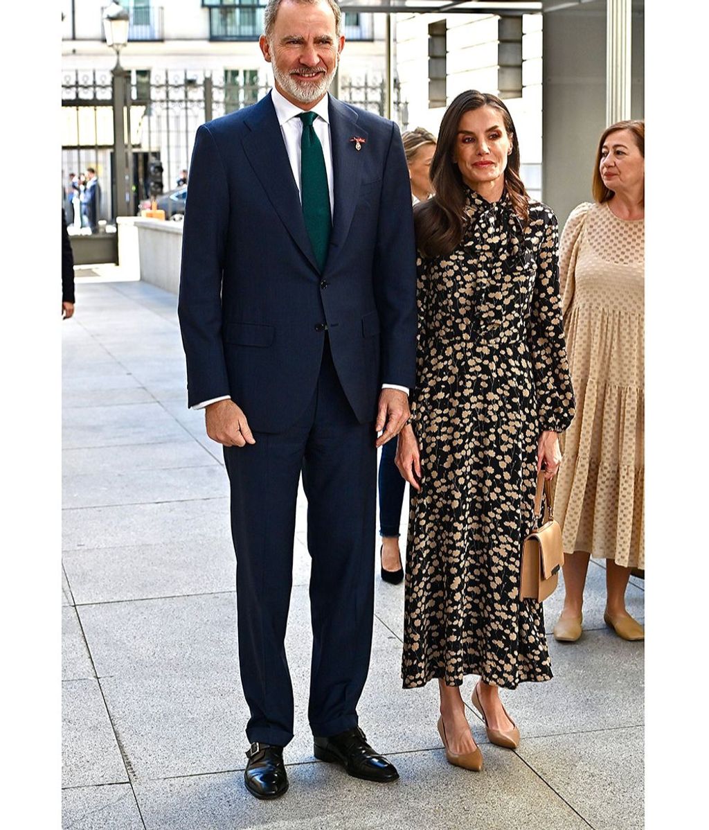 Spanish King Felipe VI and Letizia attending International Roma Day (Dia del pueblo gitano) in Madrid on Tuesday, 8 April 2025.