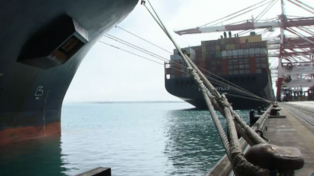 Incertidumbre en los puertos españoles y miedo a pérdidas cuantiosas por culpa de los aranceles de Donald Trump