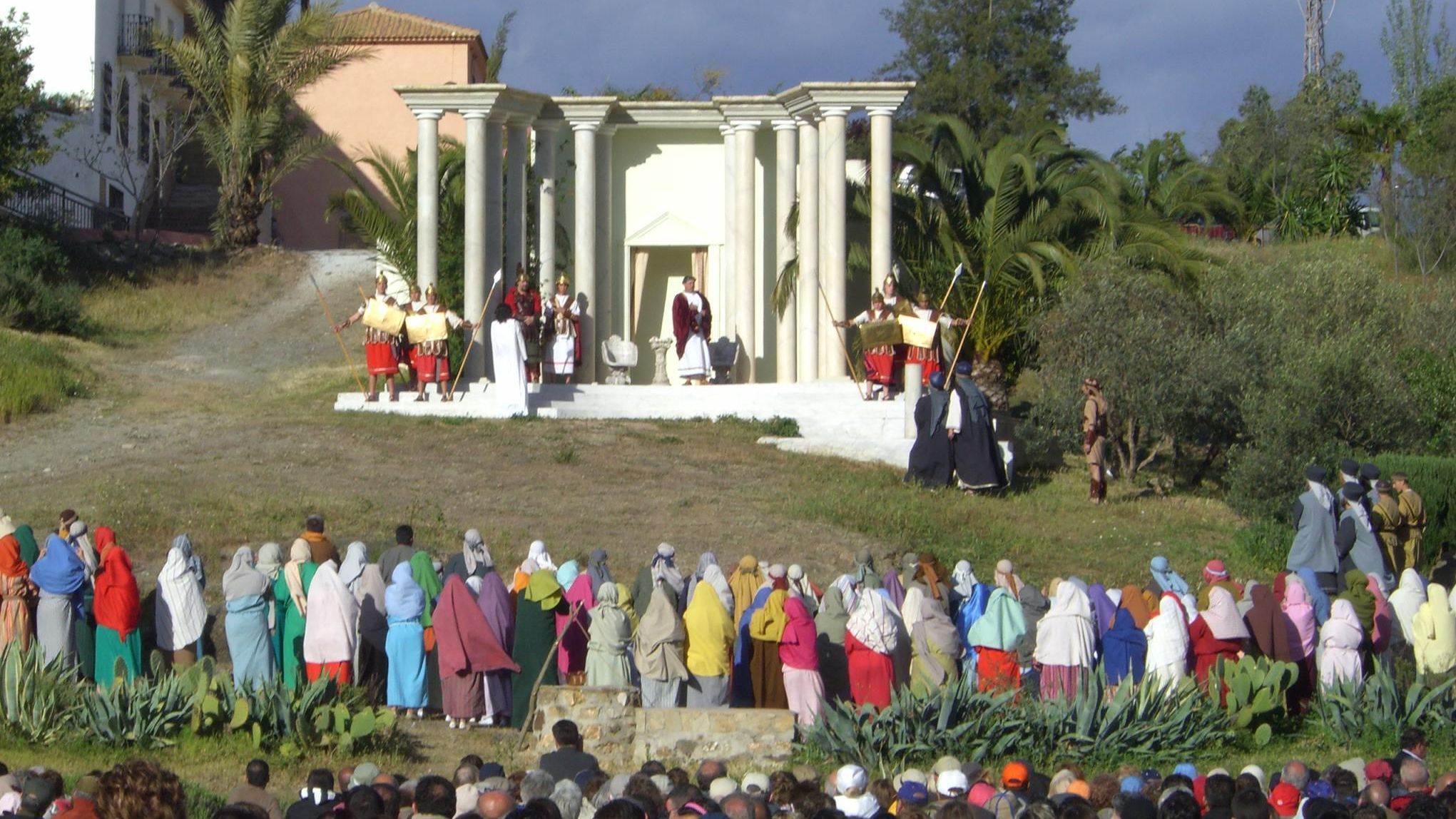 Representación del juicio de Pilatos a Jesús