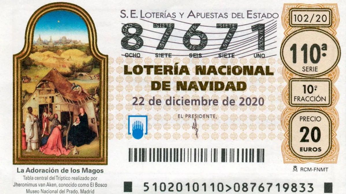 Un décimo de lotería