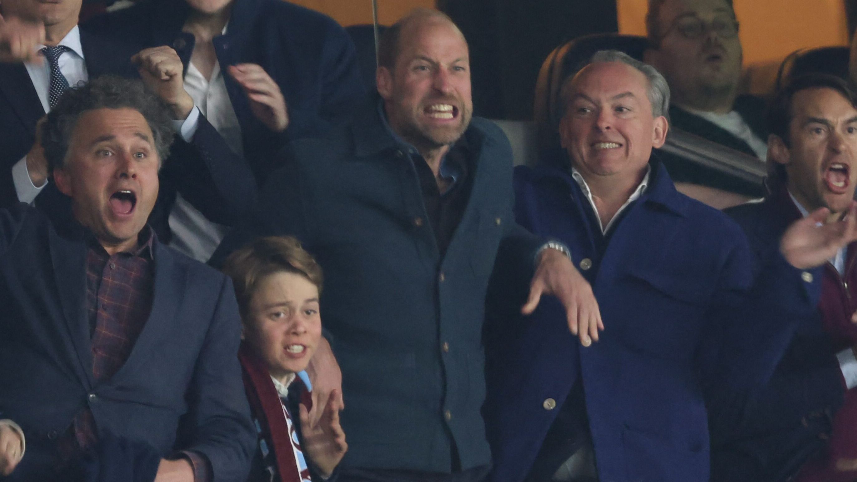 El príncipe Guillermo y George este pasado 9 de abril.