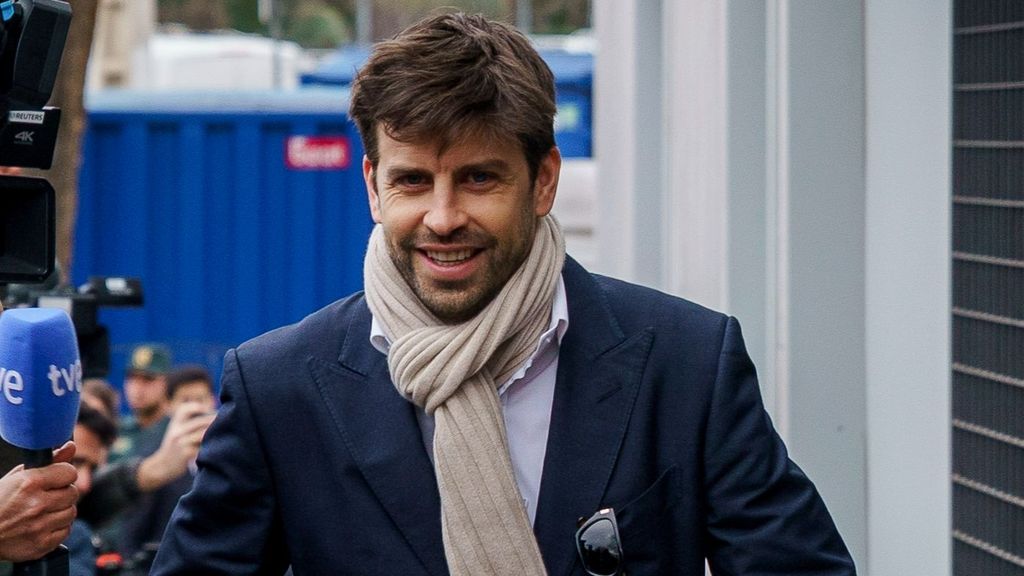 Gerard Piqué a su llegada a los Juzgados de Majadahonda