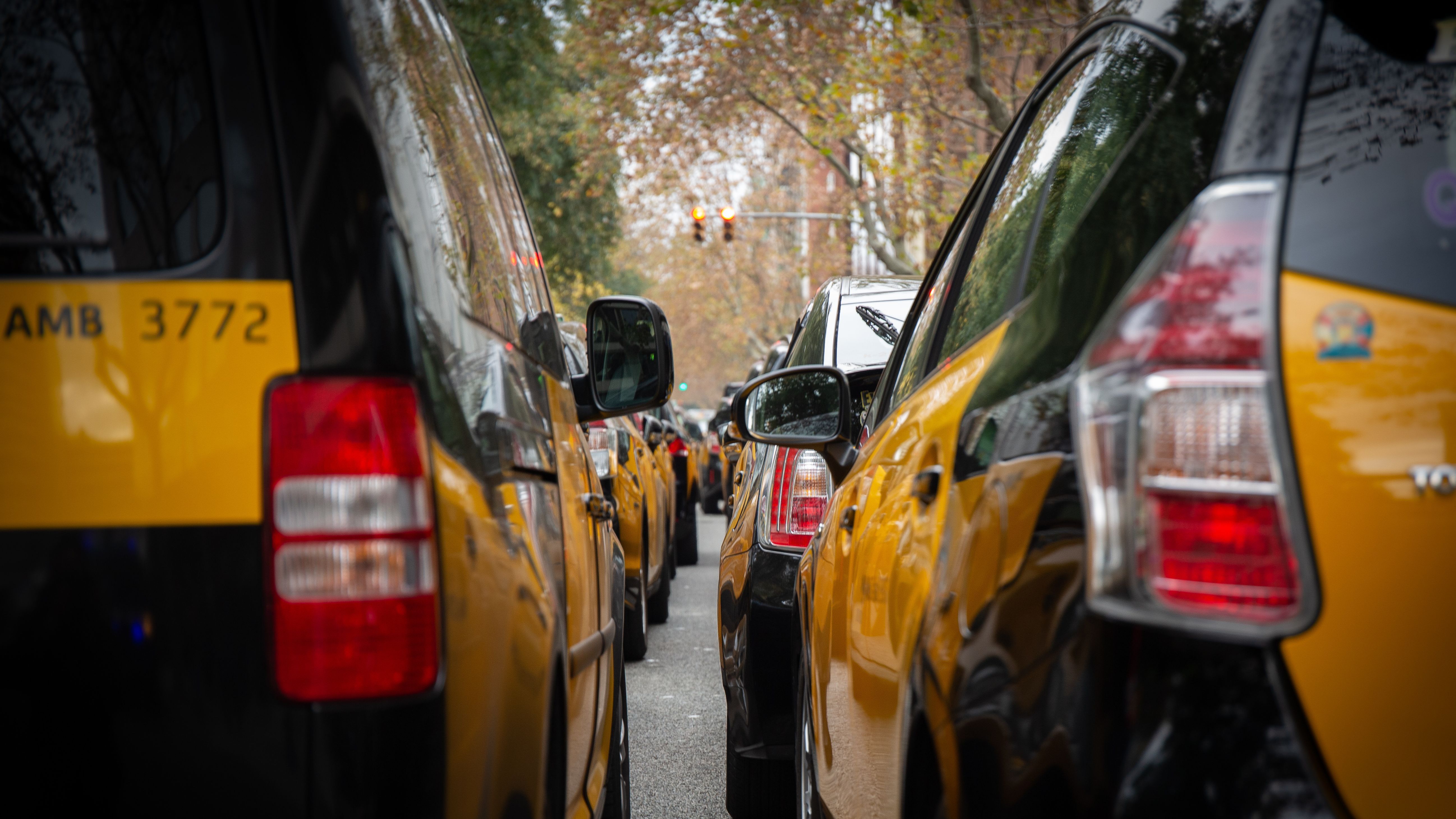 Imagen de archivo de un taxi en Barcelona