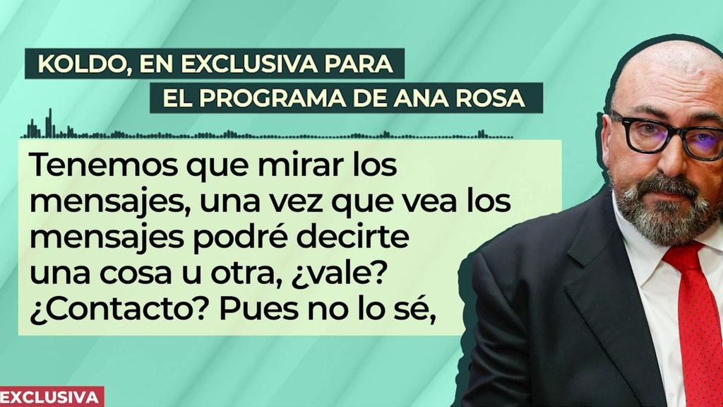 Exclusiva| Koldo sobre los mensajes de la trama de Air Europa: "Estoy seguro de que está sacado de contexto"
