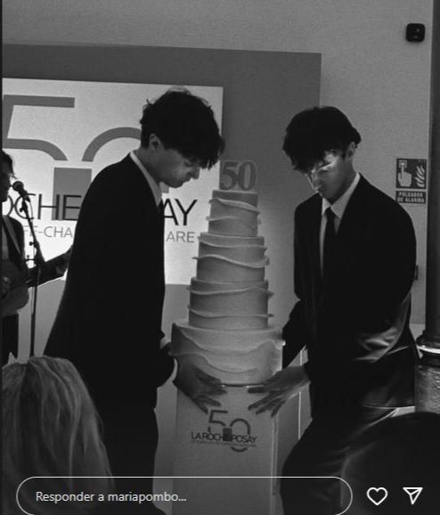 La tarta del aniversario de La Roche Posay