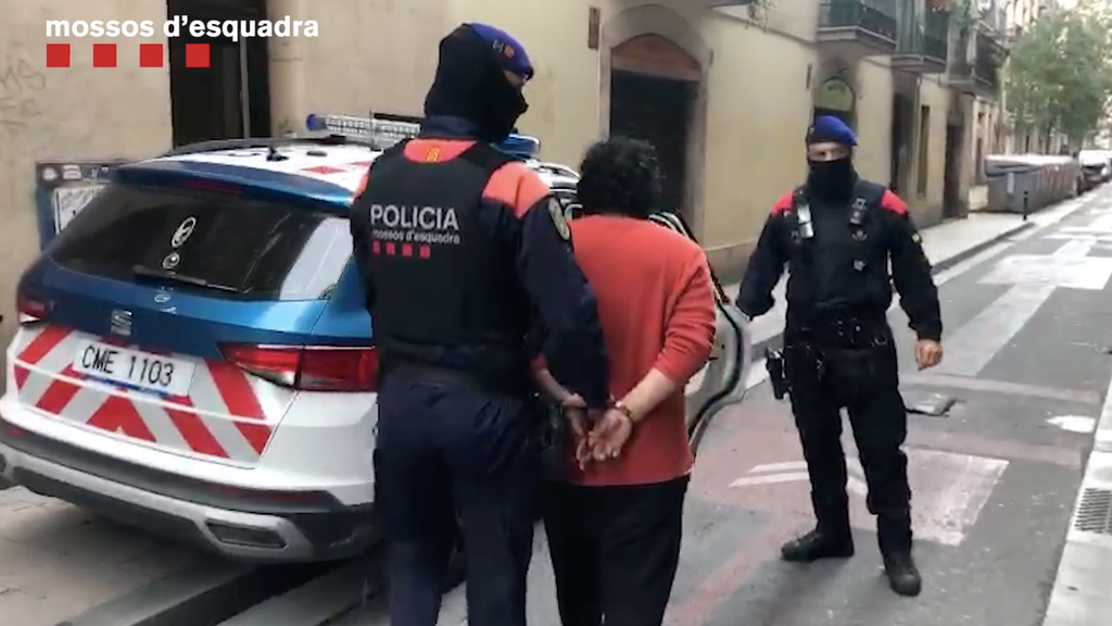 Operativo policial de los Mossos d'Esquadra para detener a asaltantes